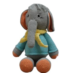 Eli The Crochet Elephant Buddy