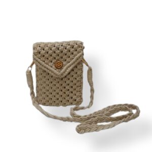 Minimalist Macram Mobile Crossbody