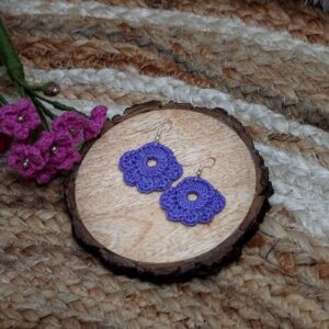 Bloom Crochet Flower Earrings