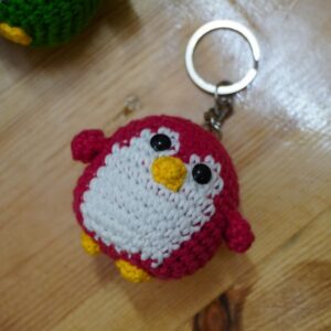 Handcrafted Penguin Crochet Charm