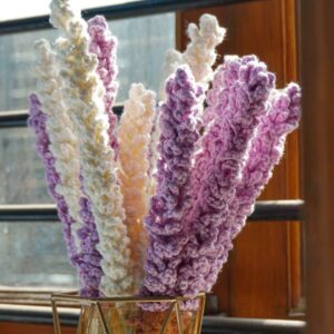 Handcrafted Crochet Lavender Stick