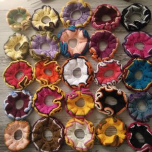 Cloud Stitch Scrunchies